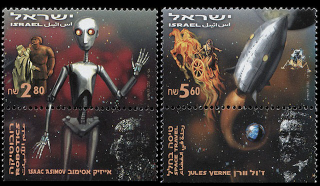 Illustration for article titled Awesome science fiction postage stamps from around the world